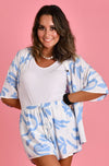 Go Girl Yacht Shirt in Coral Reef Blue