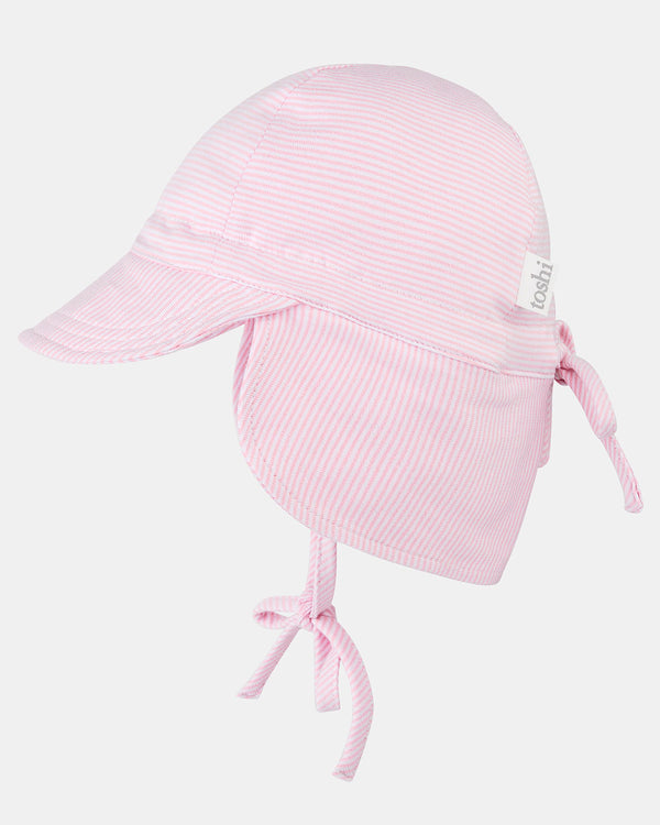 Toshi - Flap Cap Sunhat in Blush