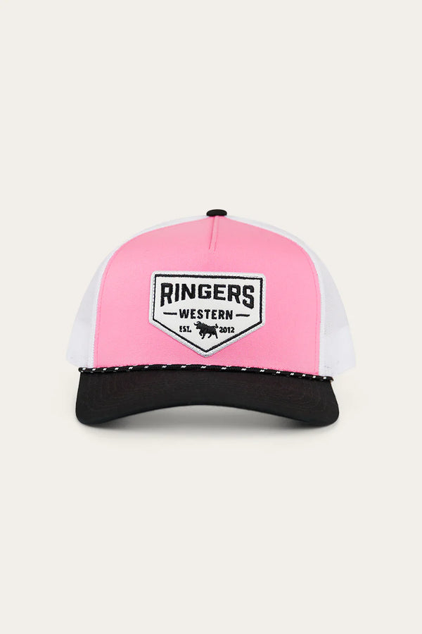 Ringers Western Garage Trucker Cap - Melon/Black