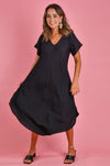 GREAT HARBOUR DRESS - BLACK