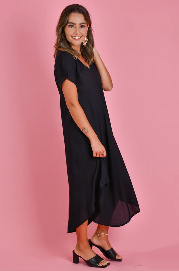 GREAT HARBOUR DRESS - BLACK