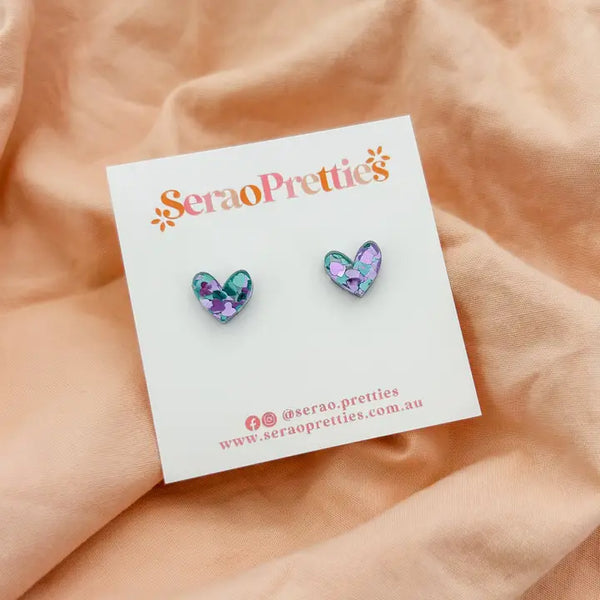 Heart Studs