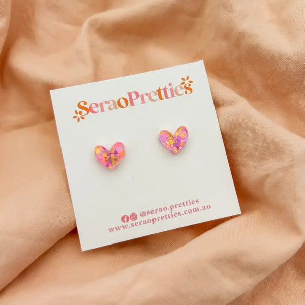 Heart Studs