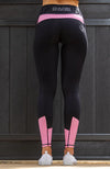 Bare Equestrian - Performance Riding Tights - Black and Pink