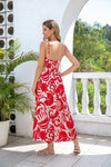 Scarlet Horizon Maxi Dress in Red