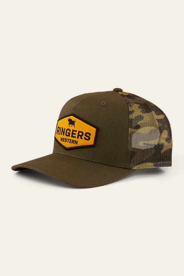 Ringers Western - Scotty Trucker Cap Military Green / Camo