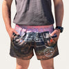 Cruiser Sunset Footy Shorts - Zip Pockets