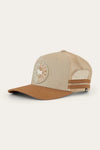 Ringers Western Signature Bull Flag Trucker Cap - Dark Sand