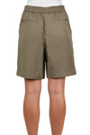 Thomas Cook - Women's Isabel Linen Pleat Short in Khaki