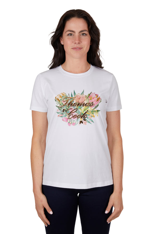 Thomas Cook - Women's Claire Short Sleeve Tee in White