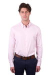 Thomas Cook - Men's Callum Tailored Long Sleeve Shirt in Pink