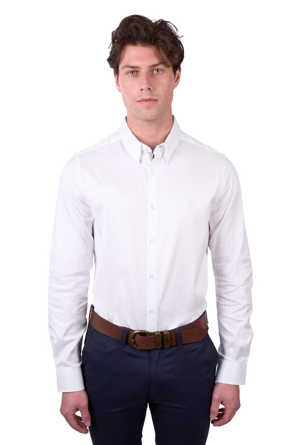 Thomas Cook - Men's Callum Tailored Long Sleeve Shirt in White