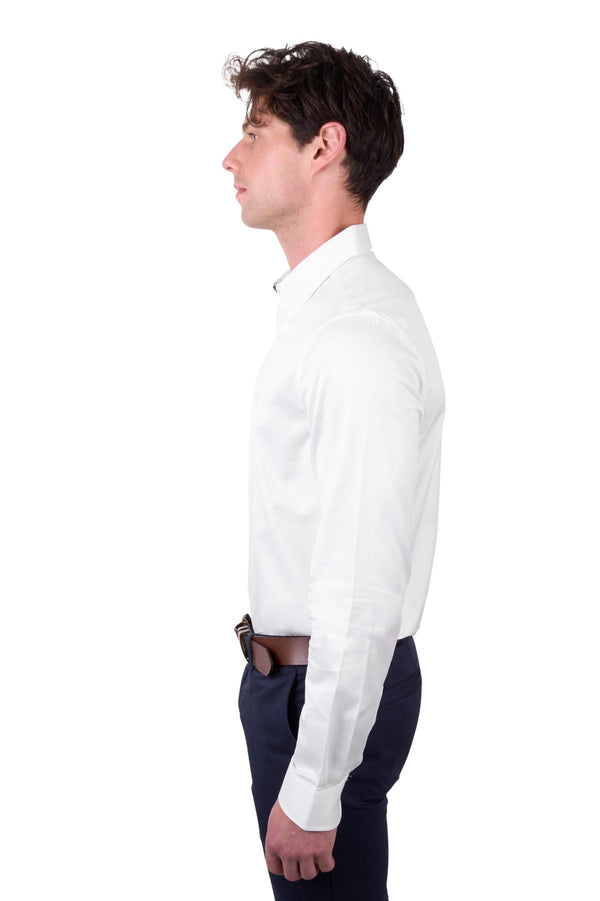 Thomas Cook - Men's Callum Tailored Long Sleeve Shirt in White