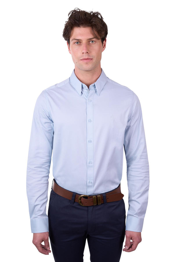 Thomas Cook - Men's Callum Tailored Long Sleeve Shirt in Light Blue