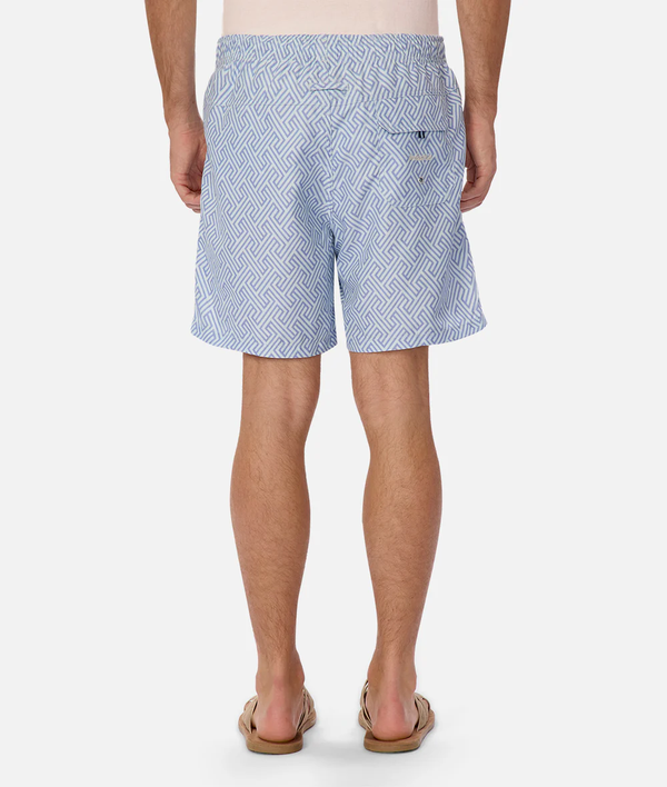 The Alvarado Swim Short in Mint / Blue