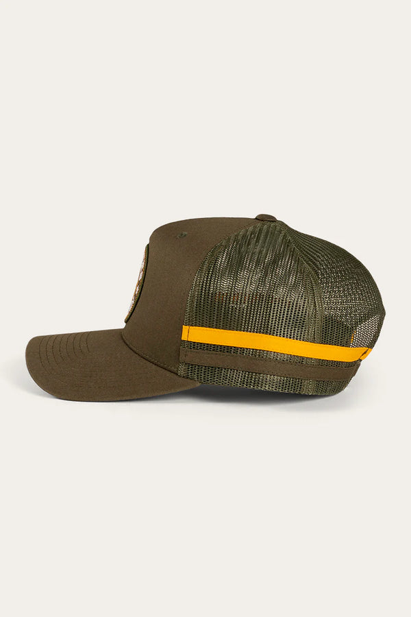 Ringers Western - McCoy Trucker Cap - Army / Orange