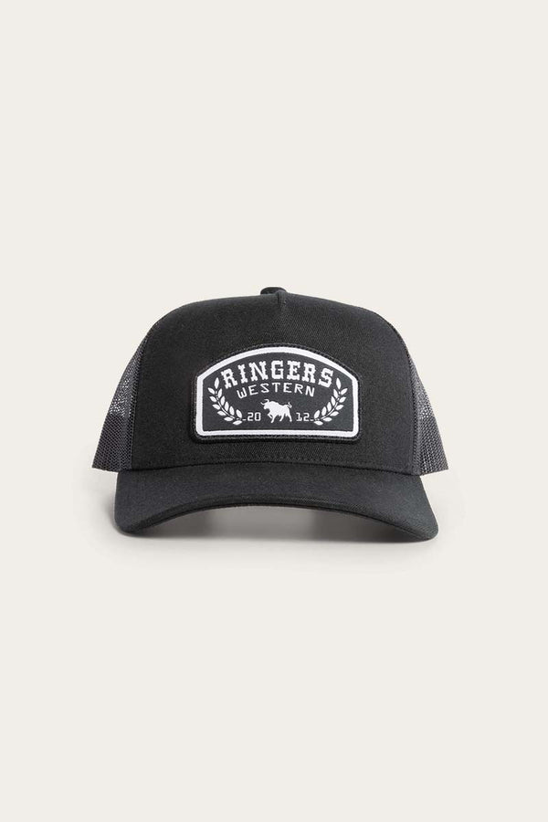 Ringers Western WheatBelt Wool Trucker Cap - Black