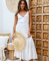 Seaside - White Lace Detailed Sun Dress