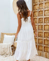 Seaside - White Lace Detailed Sun Dress