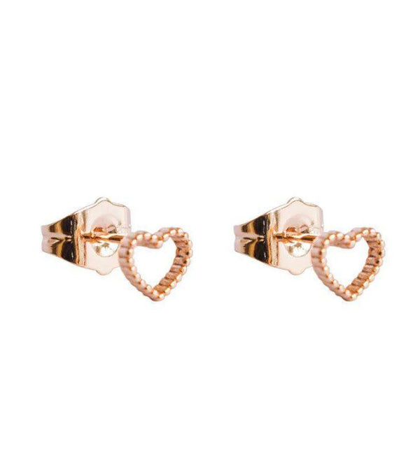 Mezi - Heart hollow studs