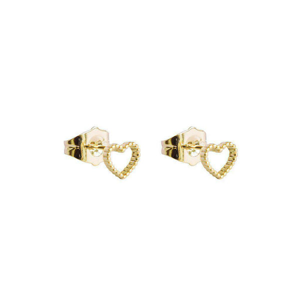 Mezi - Heart hollow studs