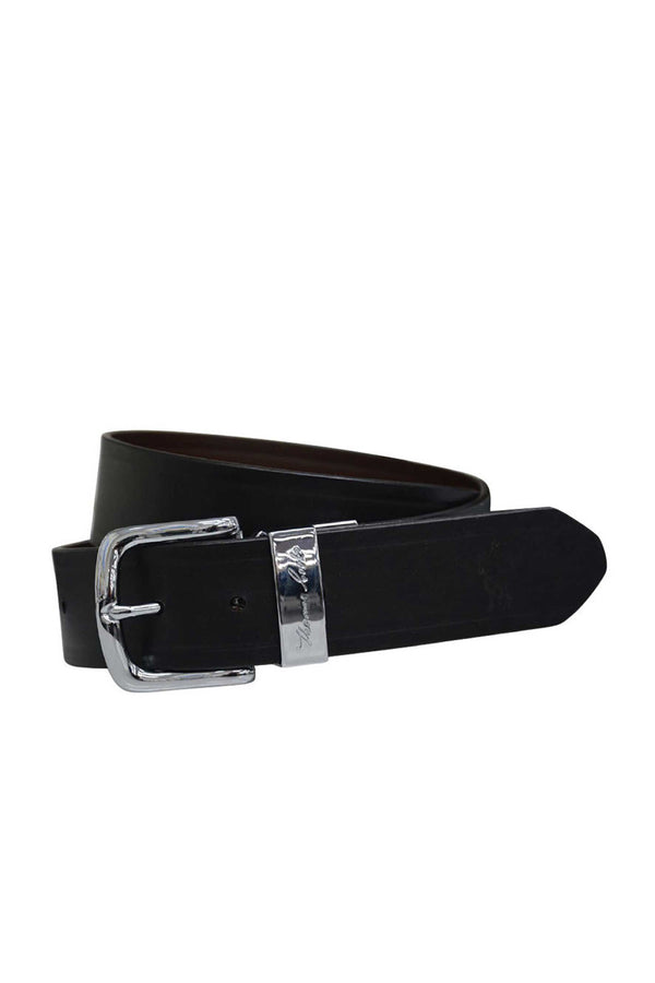 Thomas Cook Signature Reversible Belt - Silver/Brown/Black